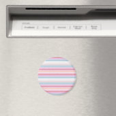 Niedliche, rosa Streifen Magnet (In Situ (Geschirrspüler))