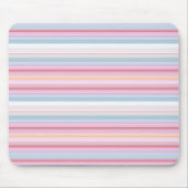 Niedliche, rosa Streifen Mousepad (Vorne)