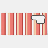 Niedliche, rosa Streifen Samsung Galaxy Hülle (Rückseite (Horizontal))