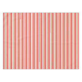 Niedliche, rosa Streifen Tischdecke (Vorderseite (Horizontal))
