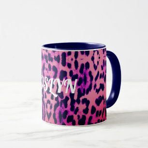 Niedliche rosa u. blauer tasse