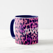 Niedliche rosa u. blauer tasse (Vorderseite Links)