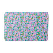 Niedliche Rosa und Grüne Frösche und Lily Pads Gir Badematte (Vorderseite)