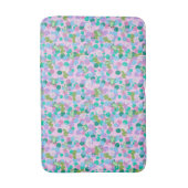 Niedliche Rosa und Grüne Frösche und Lily Pads Gir Badematte (Vorderseite Vertikal)