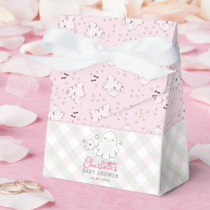 Niedliche Rosa und grüne Mama und Baby Ghost Baby  Geschenkschachtel