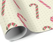 Niedliche, rosa und mehrfarbige Kanistinnen Geschenkpapier (Rolleneckpunkt)