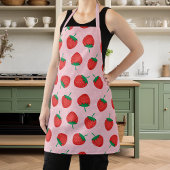 Niedliche Rosa- und Rosenzüchter Schürze