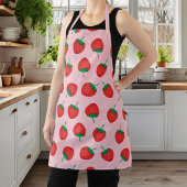 Niedliche Rosa- und Rosenzüchter Schürze