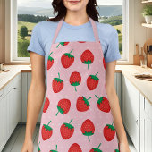 Niedliche Rosa- und Rosenzüchter Schürze