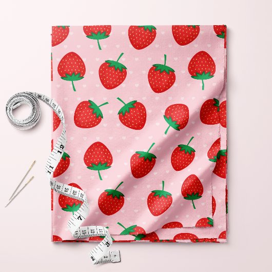 Niedliche Rosa- und Rosenzüchter Stoff