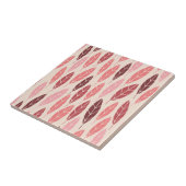 Niedliche rosa und rote Blätter Fliese (Seite)