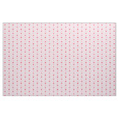Niedliche rosa und rote Herzen auf hellrosa Farbe Stoff (Fat Quarter (45,7 x 55,9 cm))