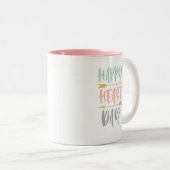 Niedliche Rosa Valentinstag Tasse (VorderseiteRechts)