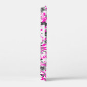 Niedliche, rosa, weiße abstrakte Blume Case-Mate iPhone Hülle (Rückseite / Rechts)