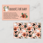 Niedliche rosafarbene Bücher für Kinder Begleitkarte (Vorne/Hinten)