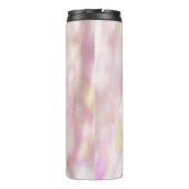 Niedliche rosafarbene Leuchten Gastgeschenk Thermosbecher (Rückseite)