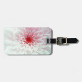 Niedliche rosarote und weiße Blume Gepäckanhänger (Vorderseite horizontal)