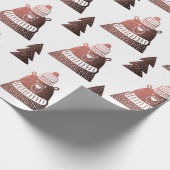 Niedliche Rose aus Kupfer Geschenkpapier (Ecke)