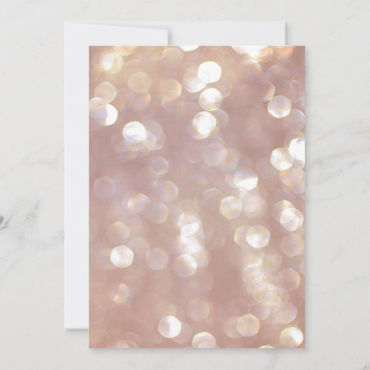 Niedliche Rose Einladung (Rückseite)