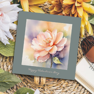Niedliche Rose Elegante Tessiner Karte