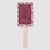 Niedliche Rose Fächer (Rückseite)