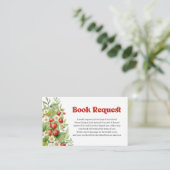 Niedliche Rose für Wasserfarben Begleitkarte (Stehend Vorderseite)