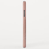 Niedliche Rose Gold Foil Boho Tribal Muster Monogr Case-Mate iPhone Hülle (Hinten/Rechts)