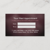 Niedliche Rose Gold Imitate Silber Glitzer Monogra Terminkarte (Rückseite)