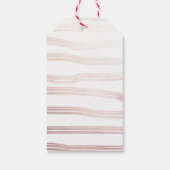 Niedliche Rose Goldenes Herz Sie Valentinstag Geschenkanhänger (Rückseite)