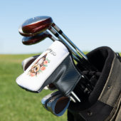 Niedliche Rose Golf Headcover (In Situ)