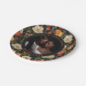 Niedliche Rose Hochzeiten Teller für Ihre Hochzeit (Schrägansicht)