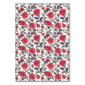 Niedliche Rose Hochzeiten Tischnummern (Rückseite)