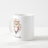 Niedliche Rose Kaffeetasse (Vorderseite Links)