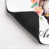 Niedliche Rose Mousepad (Ecke)