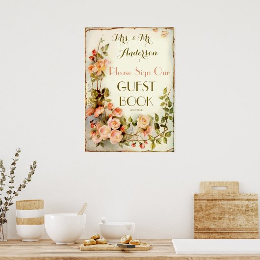 Niedliche Rose Poster (Küche)