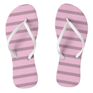 Niedliche Rose Rosa und Mauve Pair Flip Flops Badesandalen