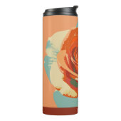 Niedliche Rose Thermosbecher (Nach links gedreht)