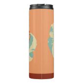 Niedliche Rose Thermosbecher (Rückseite)