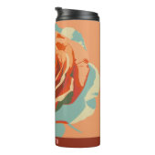 Niedliche Rose Thermosbecher (Nach rechts gedreht)