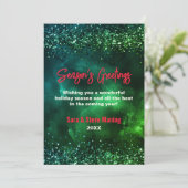 Niedliche Rot-grüne Marmor-Kunst Weihnachten (Stehend Vorderseite)