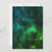 Niedliche Rot-grüne Marmor-Kunst Weihnachten (Rückseite)