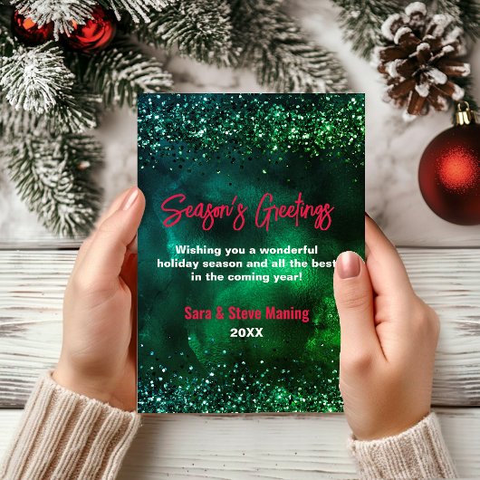 Niedliche Rot-grüne Marmor-Kunst Weihnachten