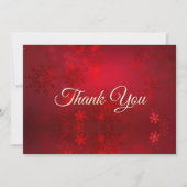 Niedliche Rot-Monogramm-Marmorkunst Dankeskarte (Vorderseite)