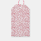 Niedliche Rot-Rosa-Herzen Valentinstag-Geschenketi Geschenkanhänger (Rückseite)