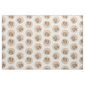 Niedliche Rot-Scent-Hound-Hunde-Kunst Stoff (Fat Quarter (45,7 x 55,9 cm))