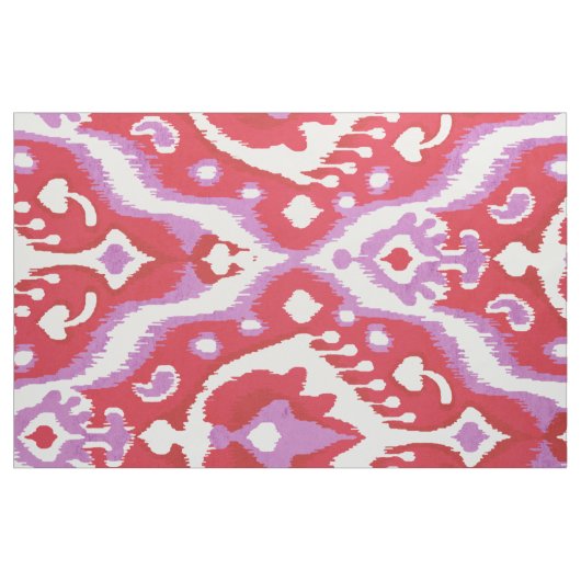 Niedliche Rot- und Orchideenmuster Stoff (Fat Quarter (45,7 x 55,9 cm))