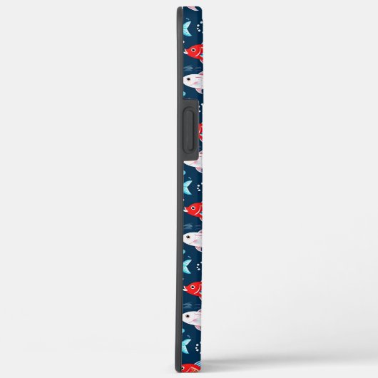 Niedliche Rot- und Weißfische Case-Mate iPhone Hülle (Rückseite / Rechts)