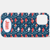 Niedliche Rot- und Weißfische Case-Mate iPhone Hülle (Rückseite (Horizontal))