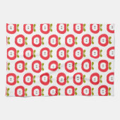 Niedliche Rotäpfel Geschirrtuch (Horizontal)