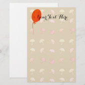 Niedliche rote briefpapier (Vorne/Hinten)